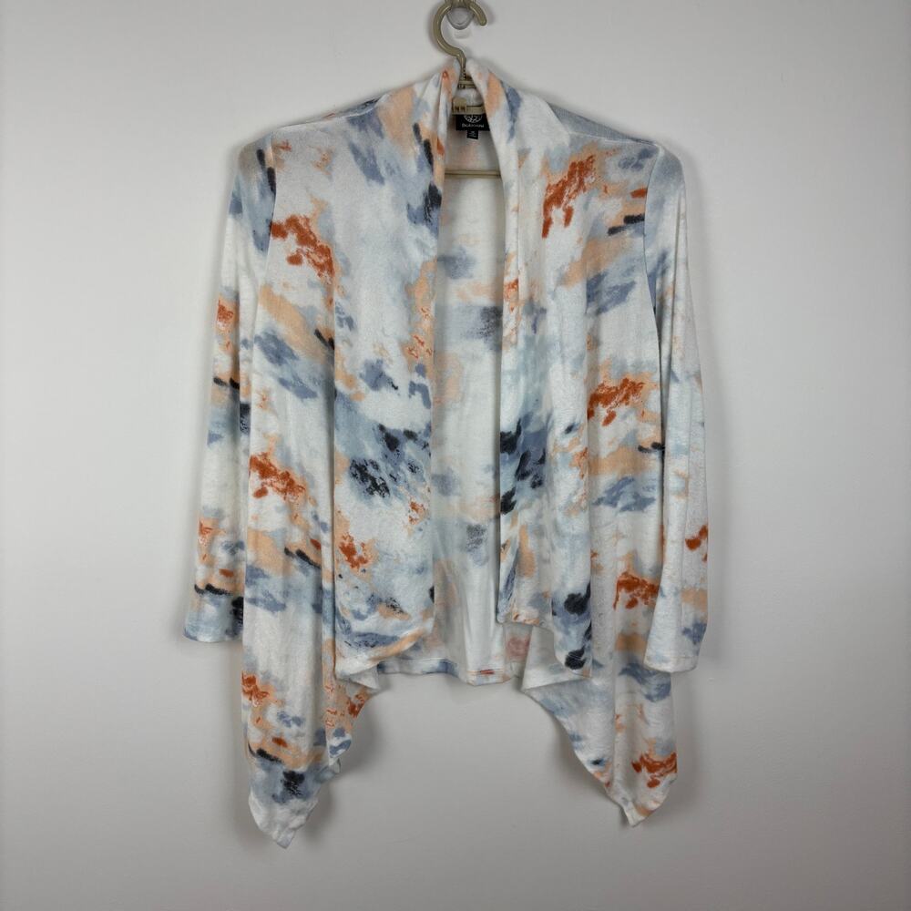 Bobeau Stitch Fix Soft Open Front Waterfall Cardigan Sweater Medium